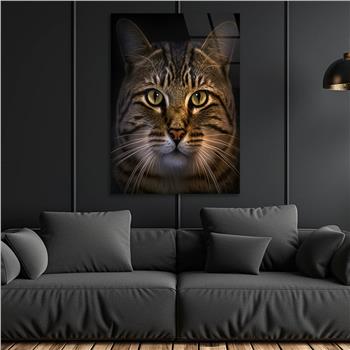 Dikey Doğa Temalı Cam Tablo 277