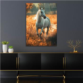 Dikey Doğa Temalı Cam Tablo 389