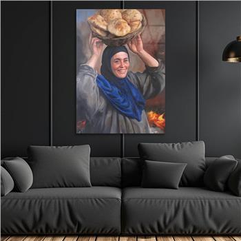 Kunst Thema auf bedrucktem Glas