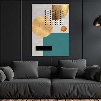 Kunst Thema auf bedrucktem Glas