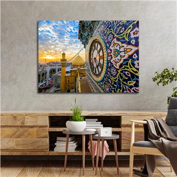 Religiöses Thema auf bedrucktem Glas