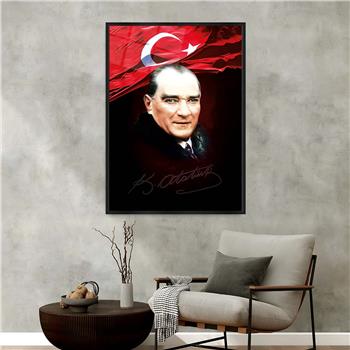 bedrucktes Glas mit Aluminiumrahmen und Nation Themen 