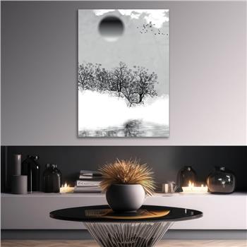 Kunst Thema auf bedrucktem Glas