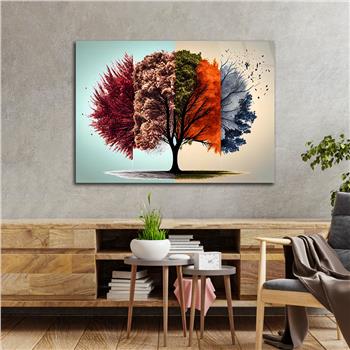 Horizontal Art-Themed Tempered Glass Wall Art 385