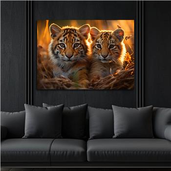 Yatay Doğa Temalı Cam Tablo 444