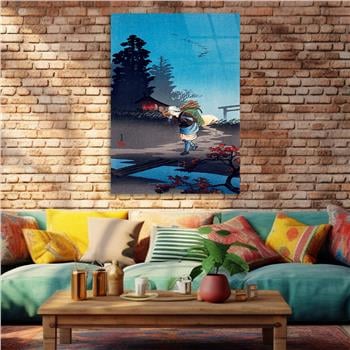 Kunst Thema auf bedrucktem Glas