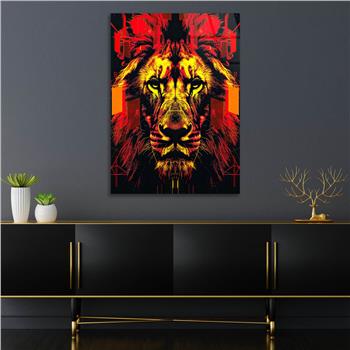 Dikey Doğa Temalı Cam Tablo 360