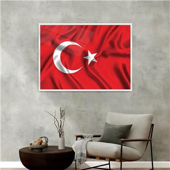 Aluminum-Framed National-Themed Tempered Glass Wall Art 077
