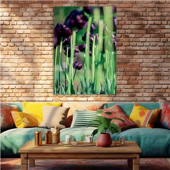 Thema Natur auf bedrucktem Glas