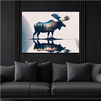 Yatay DoğaTemalı Cam Tablo 362