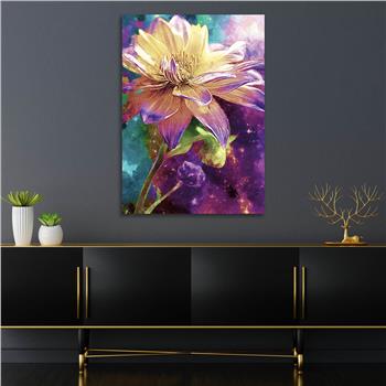 Kunst Thema auf bedrucktem Glas