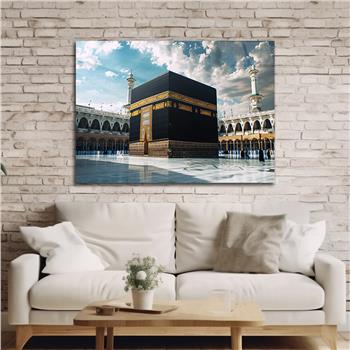 Yatay Dini Temalı Cam Tablo 193