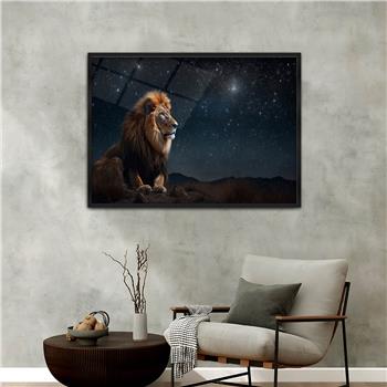 Aluminium Omlijste Natuur Thema Geharde Glasschilderij 033