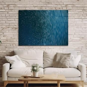 Kunst Thema auf bedrucktem Glas