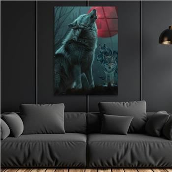 Dikey Vatan Temalı Cam Tablo 314