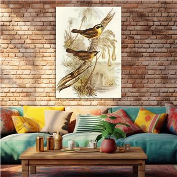 Dikey Sanat Temalı Cam Tablo 347