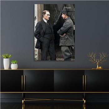 Dikey VatanTemalı Cam Tablo 221