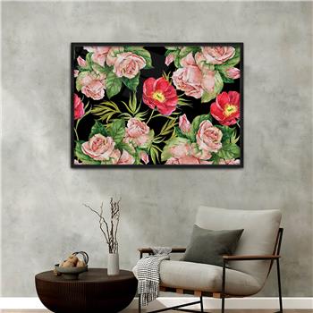 Aluminium Omlijste Kunst Thema Geharde Glasschilderij 091