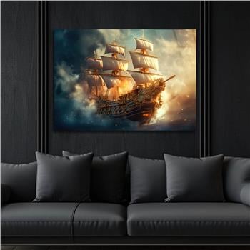 Kunst Thema auf bedrucktem Glas 491