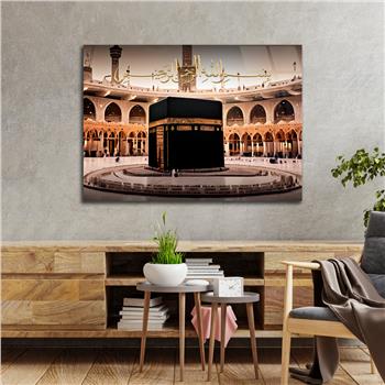 Yatay Dini Temalı Cam Tablo 178