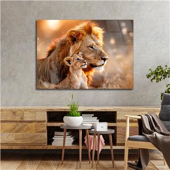 Yatay Doğa Temalı Cam Tablo 464