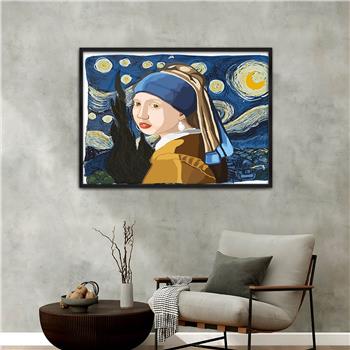 Tableau à thème d’art avec cadre en aluminium 163