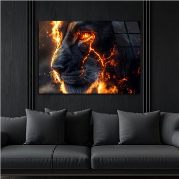 Yatay Doğa Temalı Cam Tablo 452