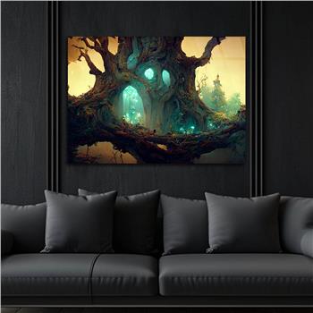 Yatay DoğaTemalı Cam Tablo 371