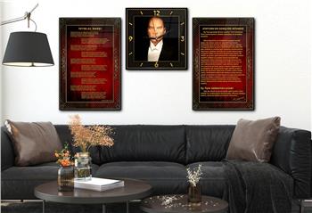 Vatan Temalı Saatli Set 058