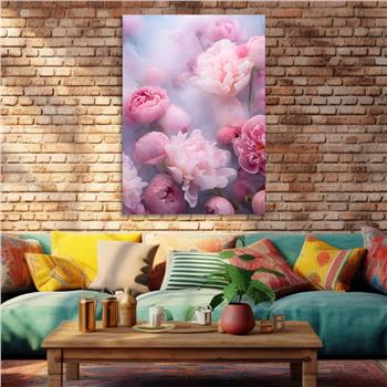 Dikey Sanat Temalı Cam Tablo 415