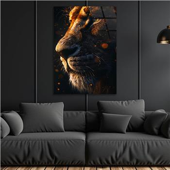 Dikey Doğa Temalı Cam Tablo 303