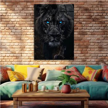 Dikey Doğa Temalı Cam Tablo 355