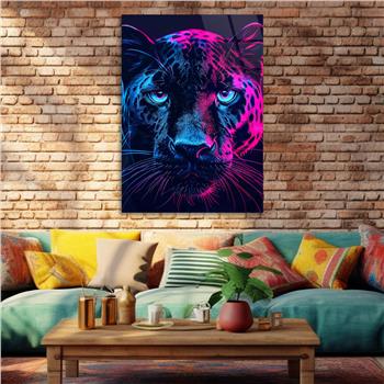 Dikey Doğa Temalı Cam Tablo 406