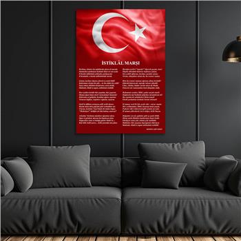 Dikey VatanTemalı Cam Tablo 186