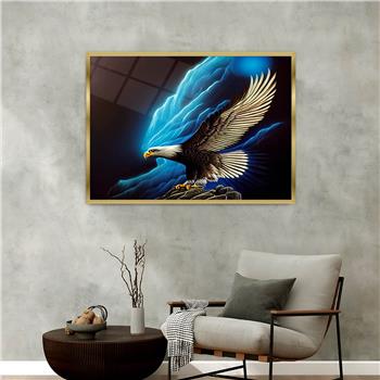 bedrucktes Glas mit Aluminiumrahmen und Natur Themen 