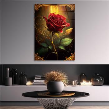 Thema Natur auf bedrucktem Glas