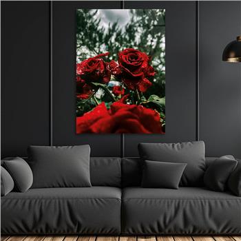 Thema Natur auf bedrucktem Glas