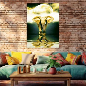 Kunst Thema auf bedrucktem Glas