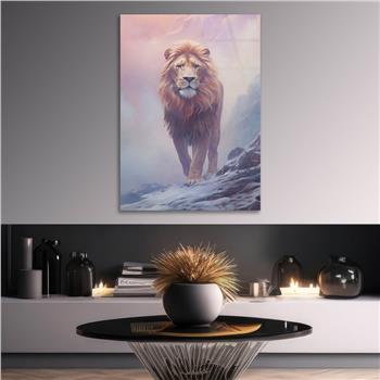 Dikey Doğa Temalı Cam Tablo 317