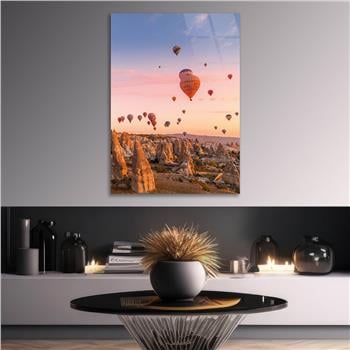 Thema Natur auf bedrucktem Glas