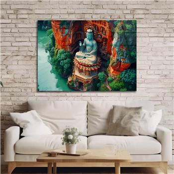 Yatay DoğaTemalı Cam Tablo 425