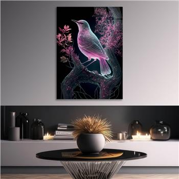 Thema Natur auf bedrucktem Glas