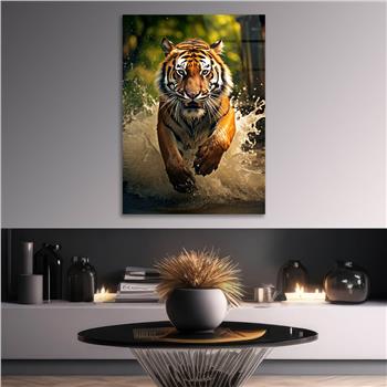 Dikey Doğa Temalı Cam Tablo 412