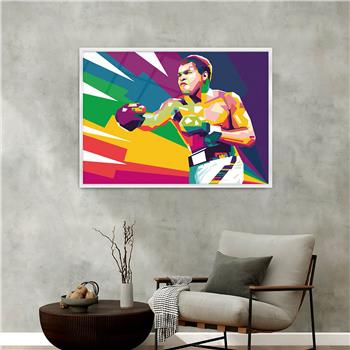 bedrucktes Glas mit Aluminiumrahmen und Kunst Themen 