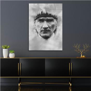 Dikey VatanTemalı Cam Tablo 175