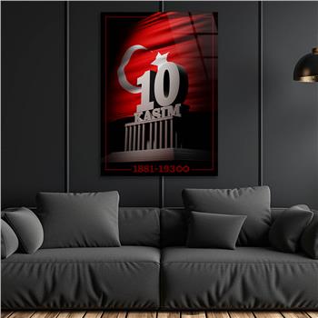 Dikey VatanTemalı Cam Tablo 130