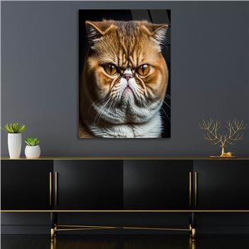 Dikey Doğa Temalı Cam Tablo 276