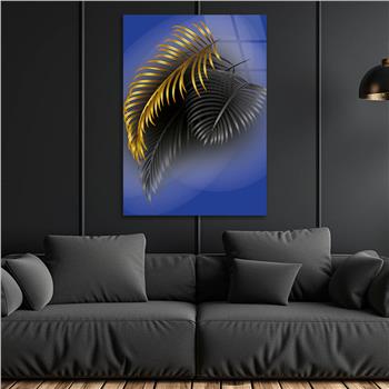 Kunst Thema auf bedrucktem Glas