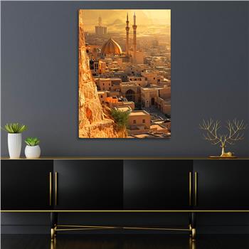 Dikey Dini Temalı Cam Tablo 273