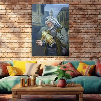 Kunst Thema auf bedrucktem Glas